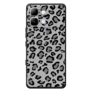 Чехол с леопардовым принтом на Infinix Note Edge (Темный леопрад)
