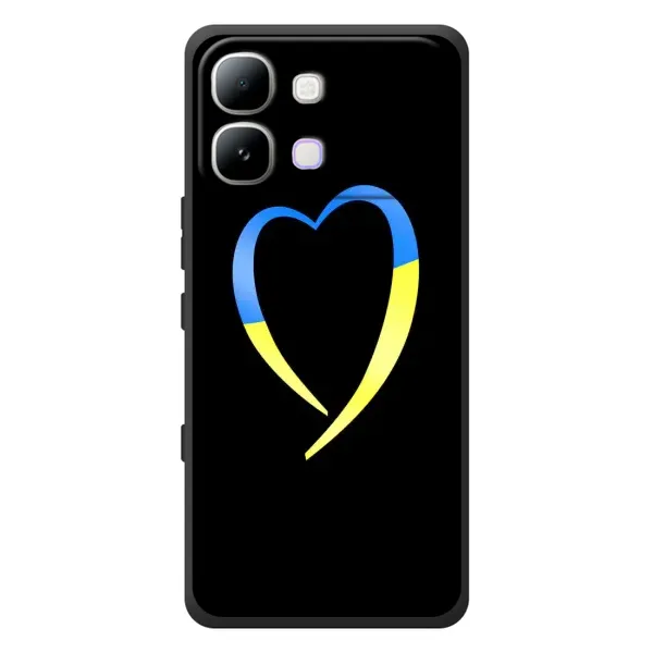 Чехол с рисунком «Украинское сердце» для Infinix Note Edge