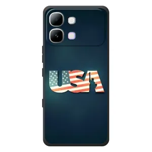 Чехол Флаг USA для Infinix Note Edge (USA)