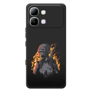 Чохол з картинкою "Герой Pubg" на Infinix Note Edge (В полум'ї)