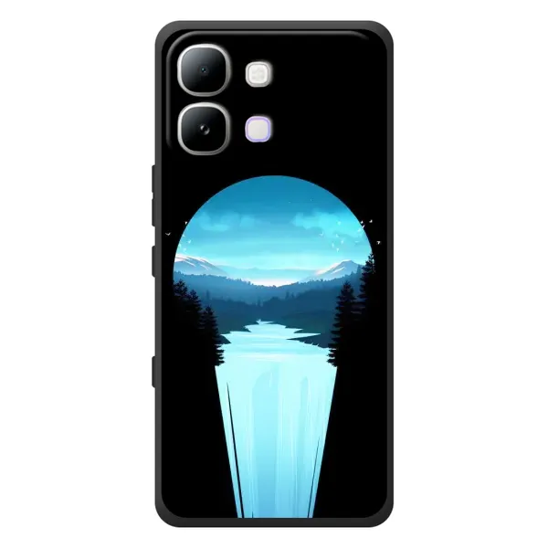 Чехол с рисунком «Синий Водопад» для Infinix Note Edge Чехол с рисунком «Синий Водопад» для Infinix Note Edge