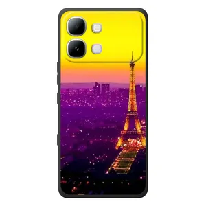 Чехол с Эйфелевой башней на Infinix Note Edge (Яркая башня)