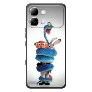 Силіконовий чохол з принтом Зоотрополіс для Infinix Note Edge (Змія Зоо)