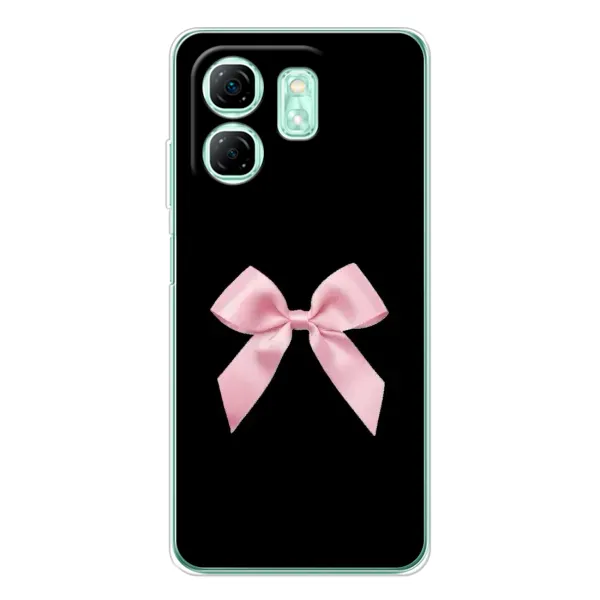 Чехол с рисунком «Бант на черном» для Infinix Smart 10 HD Чехол с рисунком «Бант на черном» для Infinix Smart 10 HD