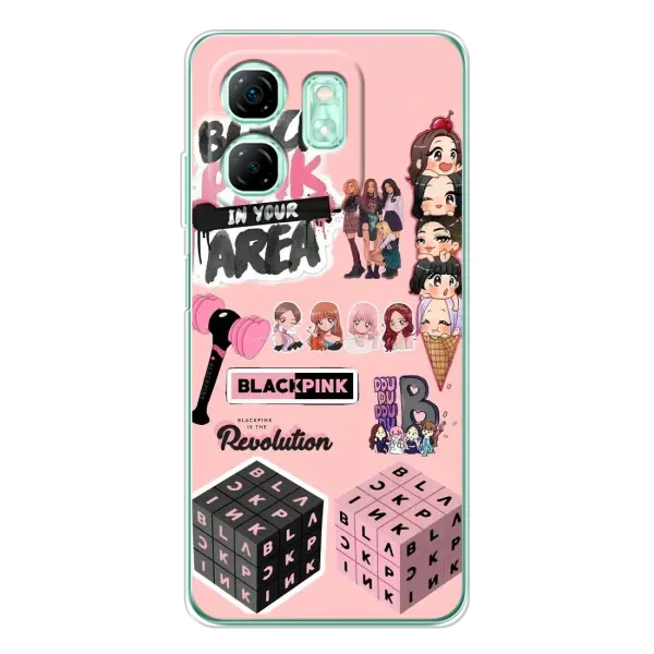 Чехол с рисунком «BLACK PINK коллаж» для Infinix Smart 10 HD Чехол с рисунком «BLACK PINK коллаж» для Infinix Smart 10 HD