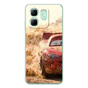 Чехол с принтом Маквин для Infinix Smart 10 HD (Маквин в грязи)