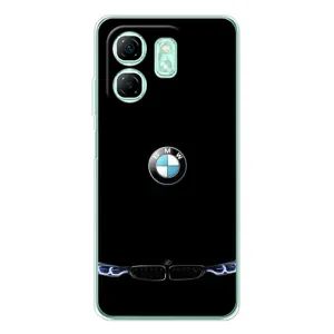 Силиконовый бампер с картинкой машины на Infinix Smart 10 HD (Черный BMW)