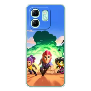 Силиконовый Чехол на Infinix Smart 10 HD с картинкой Brawl Stars (Бравел Старс)