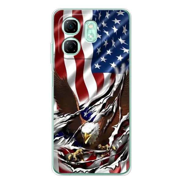 Чехол с рисунком «Флаг USA» для Infinix Smart 10 HD Чехол с рисунком «Флаг USA» для Infinix Smart 10 HD
