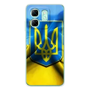 Чехол с картинкой (Патриотический ГЕРБ) на Infinix Smart 10 HD (Герб и Флаг Украины)