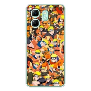 Чехлы с принтом Наруто на Infinix Smart 10 HD (Коллаж Наруто)