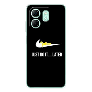 Силиконовый Чехол на Infinix Smart 10 HD с картинкой Nike (Later)