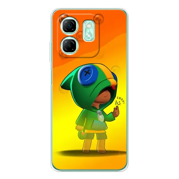Чехол с рисунком «LEON в кофте» для Infinix Smart 10 HD