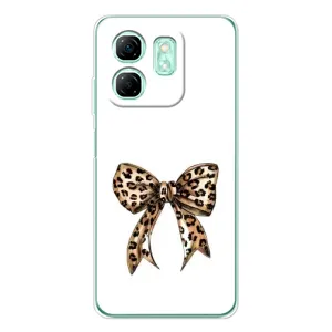Чехол банты для Infinix Smart 10 HD (Леопардовый принт)