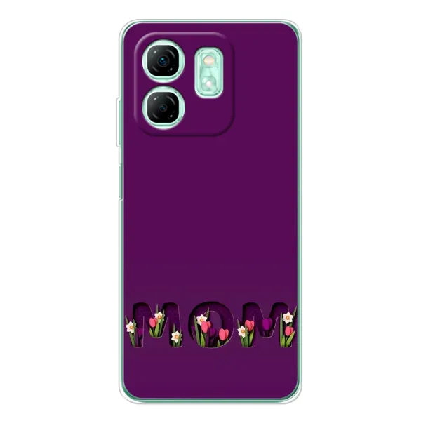 Чехол с рисунком «Мама с цветами» для Infinix Smart 10 HD