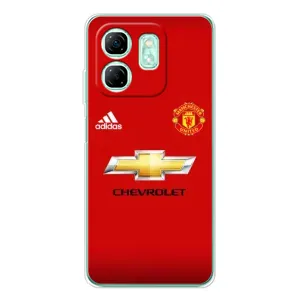 Силиконовые Чехлы принт Футбол на Infinix Smart 10 HD (Man United)