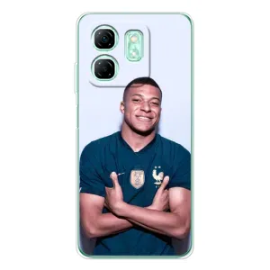 Чехол (TPU) с Футболистом на Infinix Smart 10 HD (Мбаппешичка)