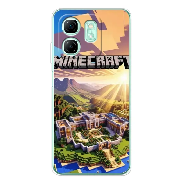 Чехол с рисунком «MINECRAFT» для Infinix Smart 10 HD
