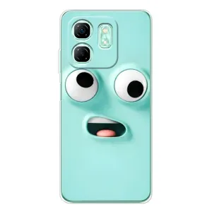 Силиконовые Чехлы (смешные стикеры) для Infinix Smart 10 HD (Забавное мятное лицо)