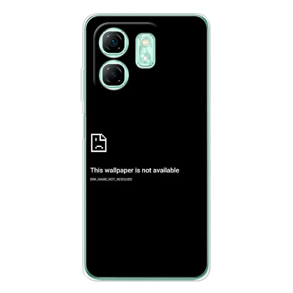 Чехол с рисунком «Ошибка» для Infinix Smart 10 HD Чехол с рисунком «Ошибка» для Infinix Smart 10 HD