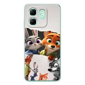 Силиконовый чехол с принтом Зоотрополіс для Infinix Smart 10 HD (Персонажи Зоо)