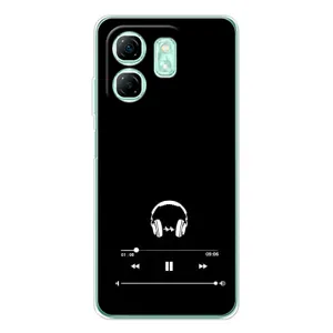 Чохол з картинками на чорному фоні для Infinix Smart 10 HD (Плеєр)