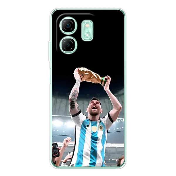 Чехол с рисунком «Счастливый Месси» для Infinix Smart 10 HD