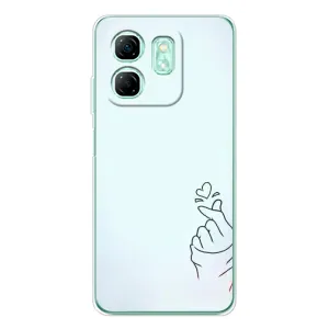 Чохол (Знак сердечка) для Infinix Smart 10 HD (Сердечко на блакитному)