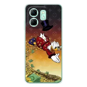 Силиконовый чехол для Infinix Smart 10 HD (Скрудж Луи Виттон)