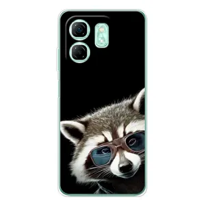 Силіконовий Чохол з Энотами на Infinix Smart 10 HD (Стильний Єнот)