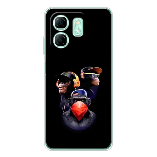 Чехол с рисунком «Три обезьяны» для Infinix Smart 10 HD Чехол с рисунком «Три обезьяны» для Infinix Smart 10 HD