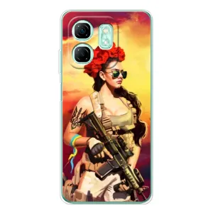 ЗСУ Чехлы (TPU) для Infinix Smart 10 HD (Женщина солдат)