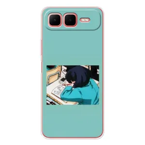 Чехол с персонажами АНИМЕ на Infinix Smart 10 Plus (Аканэ Тэндо)