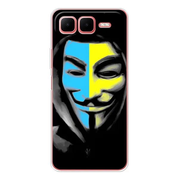 Чехол с рисунком «Анонимус патриот» для Infinix Smart 10 Plus Чехол с рисунком «Анонимус патриот» для Infinix Smart 10 Plus