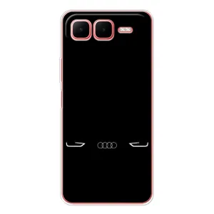 Силиконовый бампер с картинкой машины на Infinix Smart 10 Plus (Силует Audi)