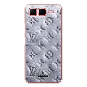 Текстурный Чехол Louis Vuitton для Смарт 10 Плюс (Белый ЛВ)