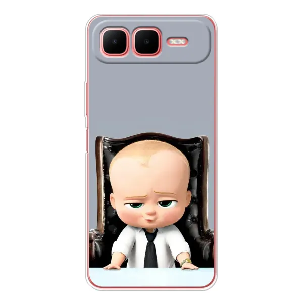 Чехол с рисунком «BOSS» для Infinix Smart 10 Plus