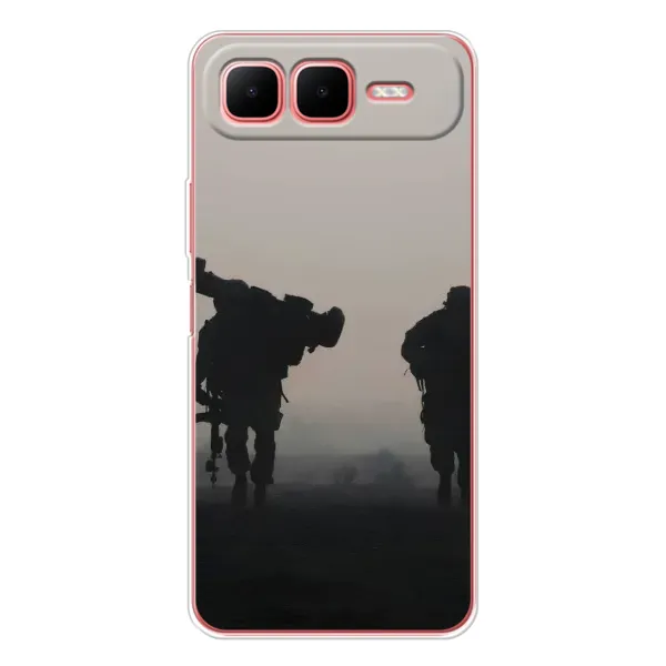Чехол с рисунком «Бой солдат» для Infinix Smart 10 Plus Чехол с рисунком «Бой солдат» для Infinix Smart 10 Plus