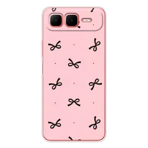 Чохол банти для Infinix Smart 10 Plus (Чорні бантики)