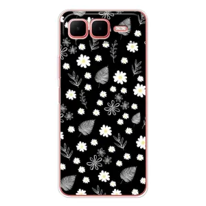 Чехлы с тематикой "ЦВЕТЫ" на Infinix Smart 10 Plus (цветение на чорном)