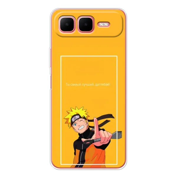 Чехол с рисунком «Даттебаё» для Infinix Smart 10 Plus Чехол с рисунком «Даттебаё» для Infinix Smart 10 Plus