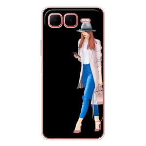 Чохол з картинкою Модні Дівчата Infinix Smart 10 Plus (Дівчина з телефоном)