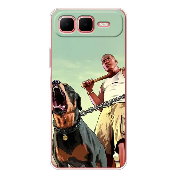 Чехол с рисунком «GTA» для Infinix Smart 10 Plus Чехол с рисунком «GTA» для Infinix Smart 10 Plus
