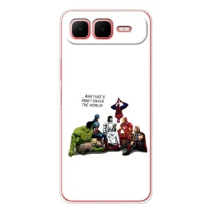 Чехлы для Infinix Smart 10 Plus (Для Христиан) (Иисус супергерой)
