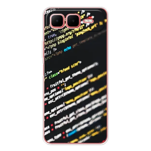 Чехол с рисунком «Код» для Infinix Smart 10 Plus Чехол с рисунком «Код» для Infinix Smart 10 Plus