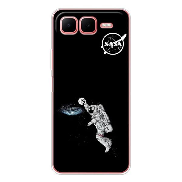 Чехол с рисунком «Космонавт баскетболист» для Infinix Smart 10 Plus Чехол с рисунком «Космонавт баскетболист» для Infinix Smart 10 Plus