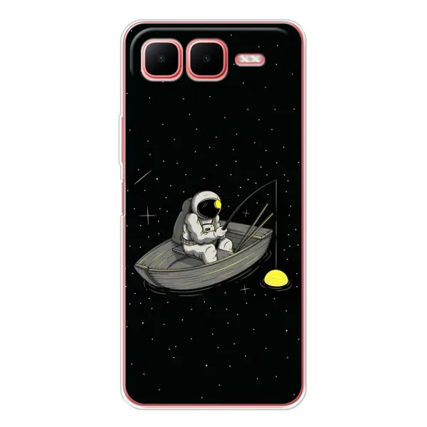 Чехол с рисунком «Космонавт на рыбалке» для Infinix Smart 10 Plus Чехол с рисунком «Космонавт на рыбалке» для Infinix Smart 10 Plus
