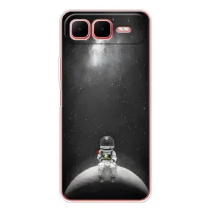 Силіконовый Чохол з принтом "Космонавти" на Infinix Smart 10 Plus (Космонавт романтик)