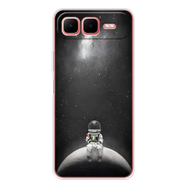 Чехол с рисунком «Космонавт романтик» для Infinix Smart 10 Plus Чехол с рисунком «Космонавт романтик» для Infinix Smart 10 Plus