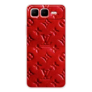 Текстурный Чехол Louis Vuitton для Смарт 10 Плюс (Красный ЛВ)